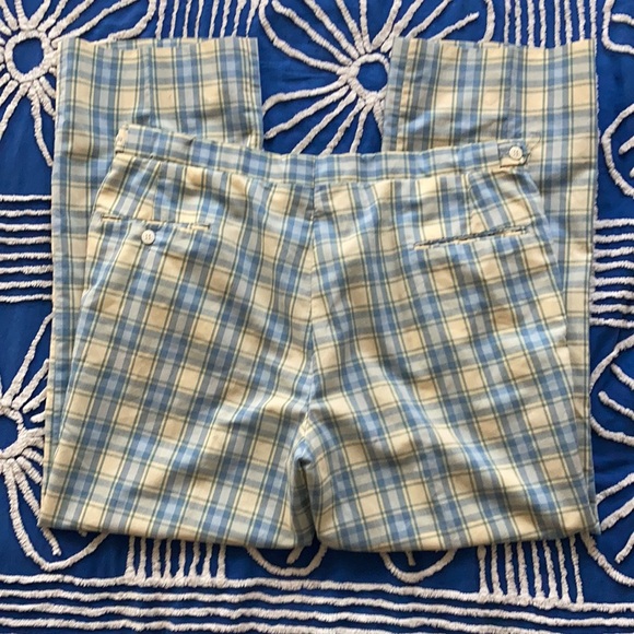 Vintage 90โs Izod Checkered Bootcut Golf Pants Unisex High Waisted 10/12 - Picture 11 of 11